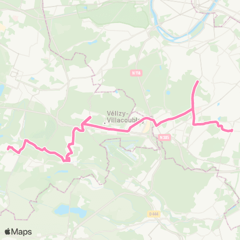 Île-de-France Mobilités Collège M.L.-King / Lycée Franco-Allemand <>︎ Robinson RER map