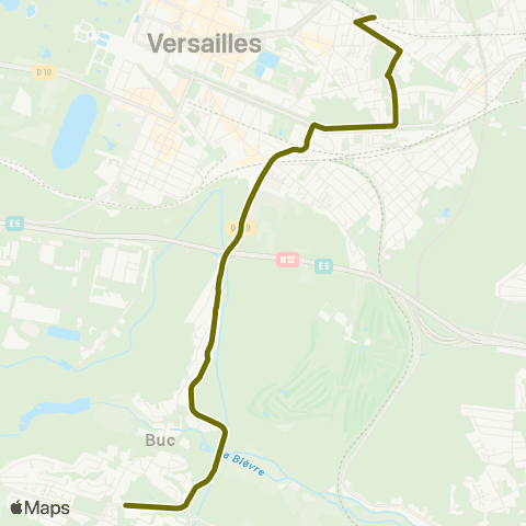 Île-de-France Mobilités Lycée Franco-Allemand / Ml King <>︎ Gare de Montreuil map