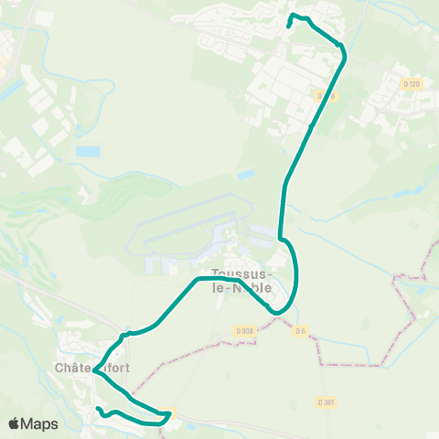 Île-de-France Mobilités Collège M.L.-King / Lycée Franco-Allemand <>︎ Pl. map