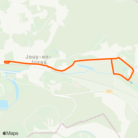 Île-de-France Mobilités Gare de Jouy-en-Josas <>︎ Gare de Jouy-en-Josas map