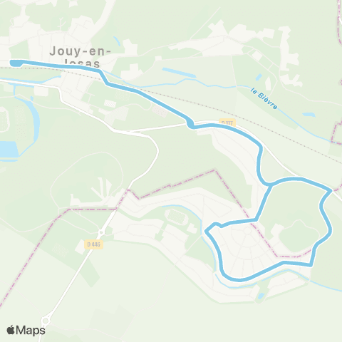 Île-de-France Mobilités Gare de Jouy-en-Josas <>︎ Gare de Jouy-en-Josas map