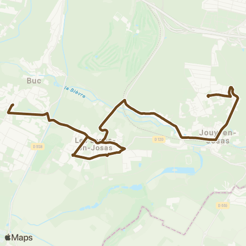 Île-de-France Mobilités Collège M.L.-King / Lycée Franco-Allemand <>︎ Les Metz - la Mare map