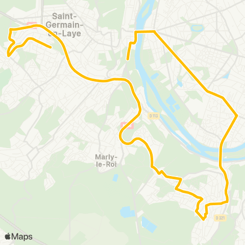 Île-de-France Mobilités Vindé Berthet <>︎ Lycée International map