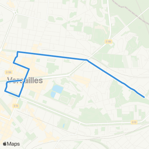 Île-de-France Mobilités Europe <>︎ Prés aux Bois map