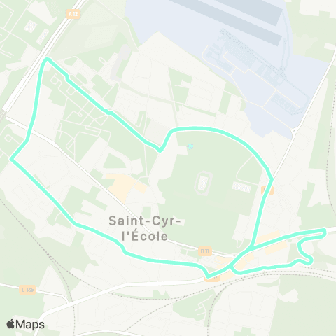 Île-de-France Mobilités Gare de St-Cyr-l'École <>︎ Gare de St-Cyr-l'École map