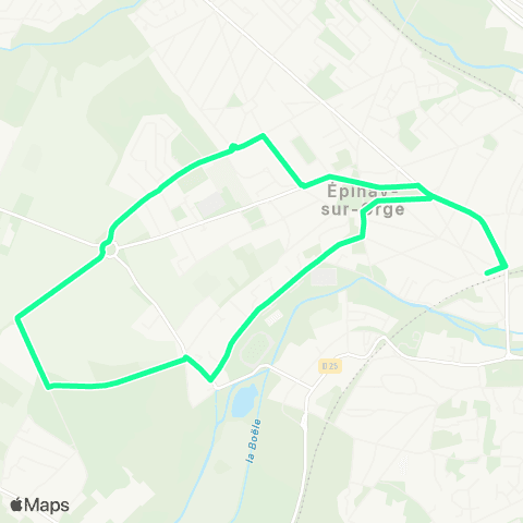 Île-de-France Mobilités Gare d'Épinay-s/-Orge <>︎ Gare d'Épinay-s/-Orge map