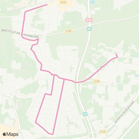 Île-de-France Mobilités Gare d'Orsay-Ville <>︎ Bois Persan map
