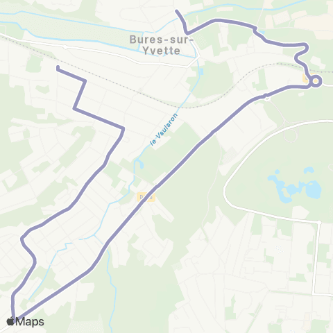 Île-de-France Mobilités Collège de la Guyonnerie <>︎ Briand map