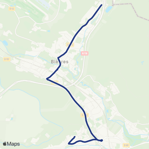 Île-de-France Mobilités Collège Émile Zola <>︎ Porte Jaune map