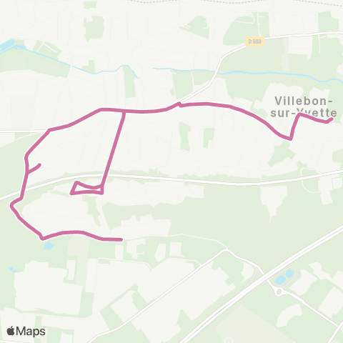 Île-de-France Mobilités Collège Jules Verne <>︎ Rue de l'Avenir map