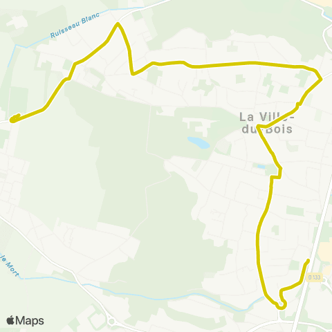 Île-de-France Mobilités Collège Louise Weiss <>︎ Saint Fiacre map