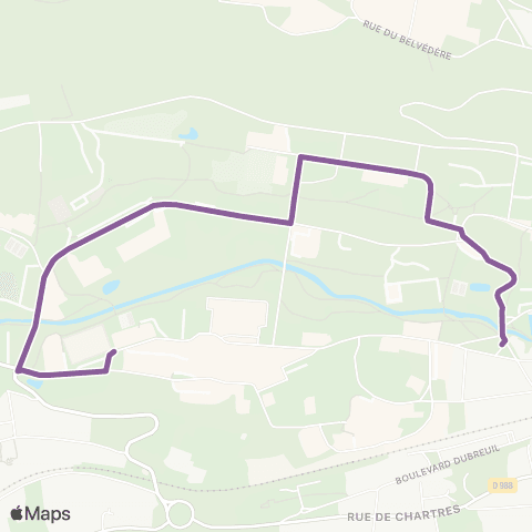 Île-de-France Mobilités Campus Vallée <>︎ Gare d'Orsay - l'Yvette map