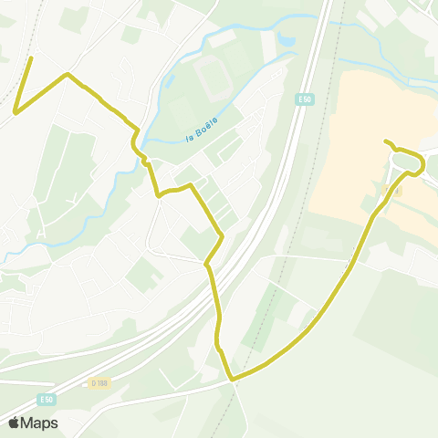 Île-de-France Mobilités Ctre comm. Villebon 2 <>︎ Gare de Palaiseau Villebon map