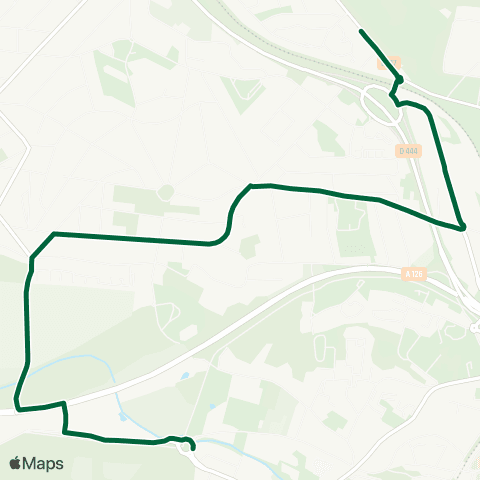 Île-de-France Mobilités Collège Claudine Hermann <>︎ Rd-pt Camille Claudel map