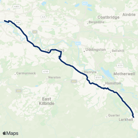 ScotRail Bus Scotrail map