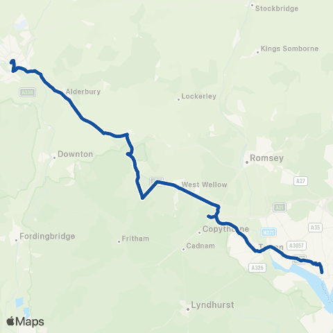 Salisbury Reds Endless Street - Albion Place map