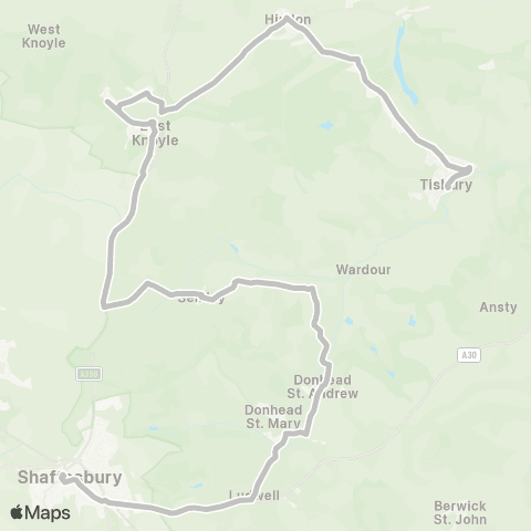 Salisbury Reds The Square - Bell Street Car Park map