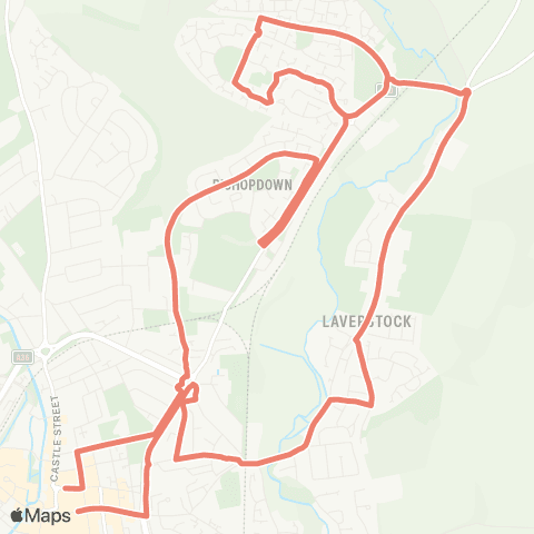 Salisbury Reds Endless Street - Endless Street map