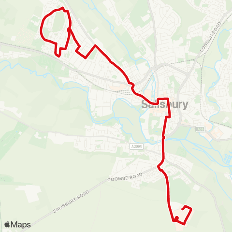 Salisbury Reds District Hospital - The Valley map