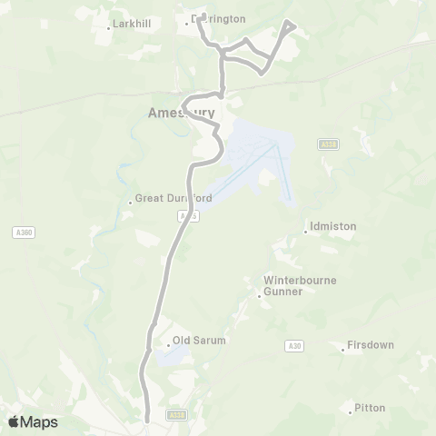 Salisbury Reds Avon Valley Academy - Butts Road map