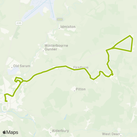 Salisbury Reds Endless Street - Holmes Road map