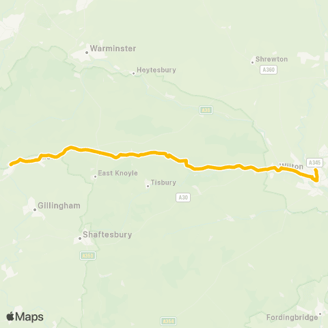 Salisbury Reds New Canal - The Square map