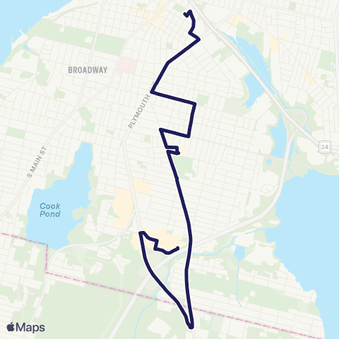 SRTA Stafford Rd map