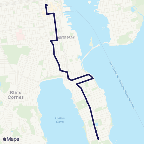 SRTA Fort Rodman map