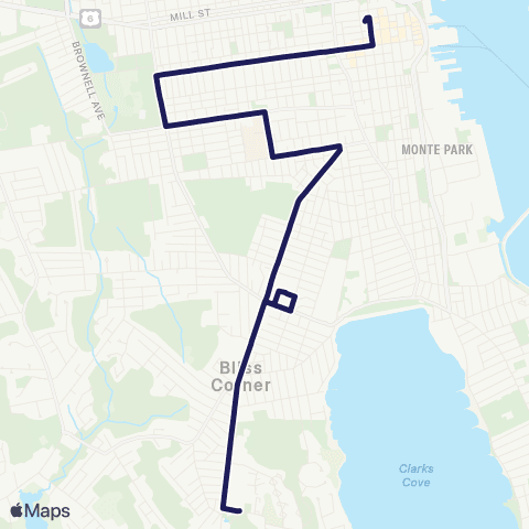 SRTA Dartmouth St map