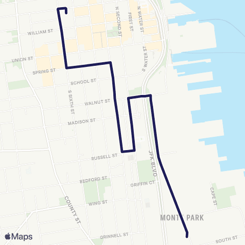 SRTA South Central map