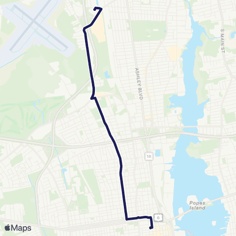 SRTA Mt Pleasant map