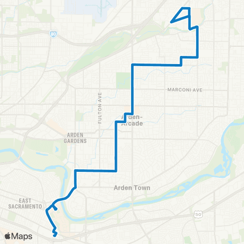 SacRT Northrop / Morse map