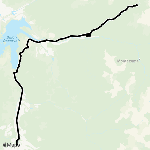 Summit Stage Swan Mountain Flyer map