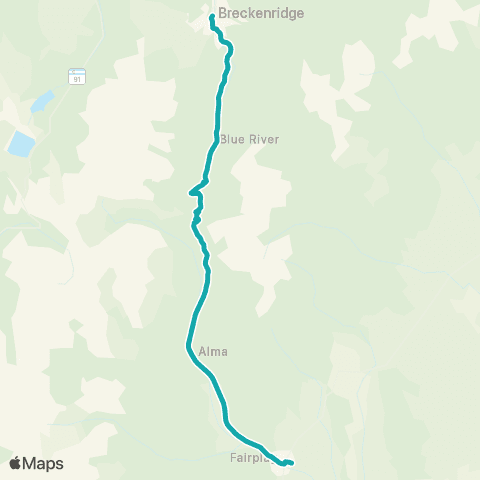 Summit Stage Park County Commuter map