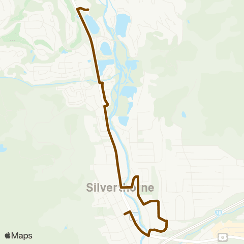 Summit Stage Silverthorne Loop map