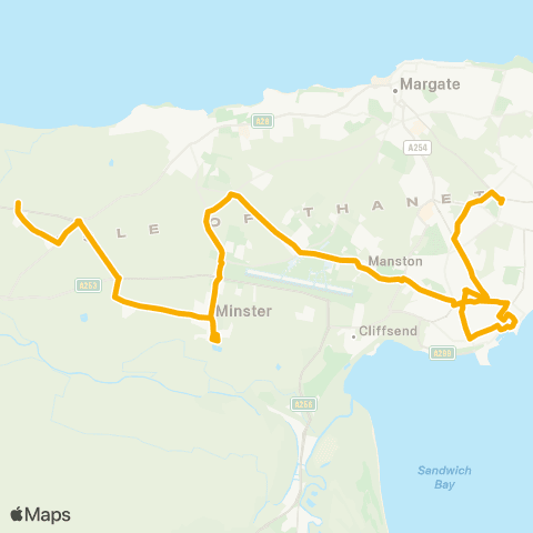 Stagecoach South East Railway Station - Sherwood Gardens map