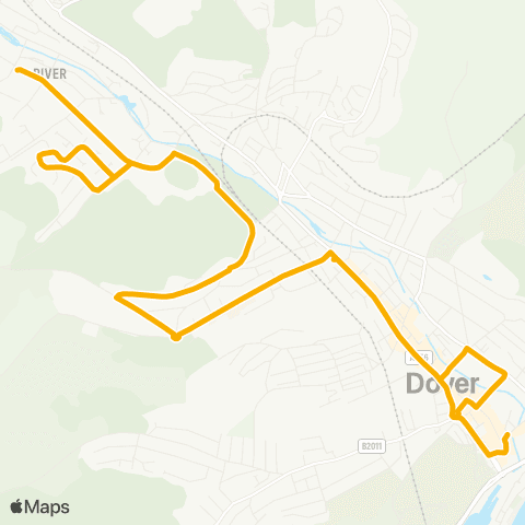 Stagecoach South East Market Square - Crabble Lane map