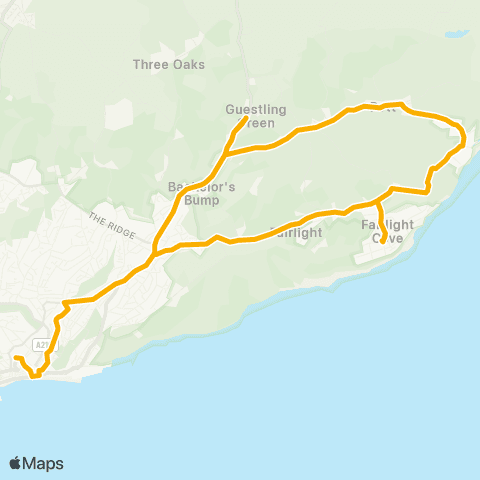 Stagecoach South East Pett Road - Priory Meadow map