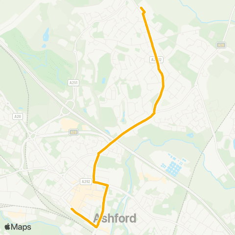 Stagecoach South East Towers School - County Square map