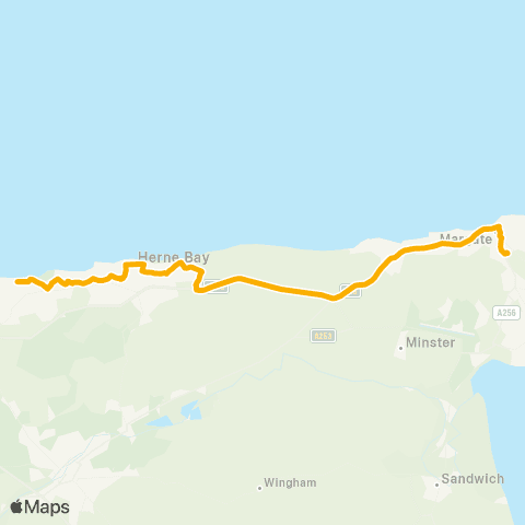 Stagecoach South East Qeqm Hospital Main Entrance - Grand Dr map