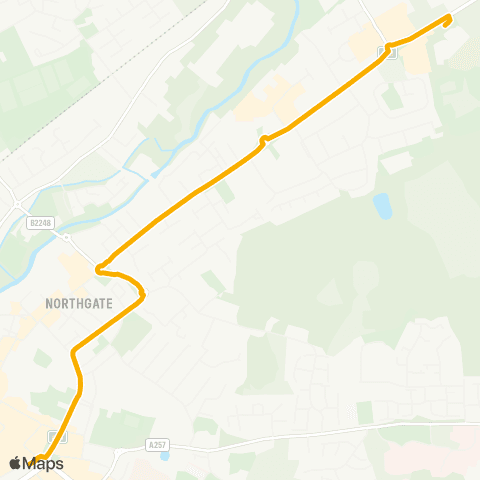 Stagecoach South East Sturry Rd P&R Term - Whitefriars map