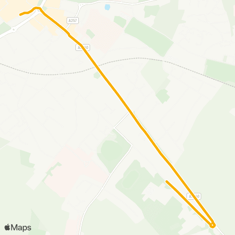 Stagecoach South East Bus Sta - Simon Langton Girls' School map
