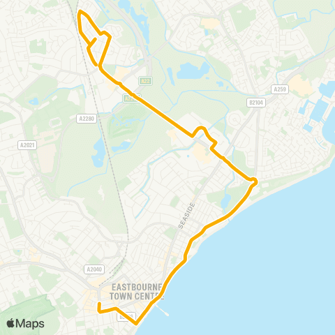 Stagecoach South East Cornfield Road - Bus Garage map