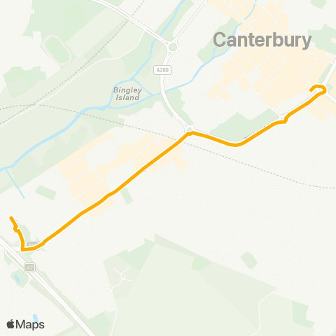 Stagecoach South East Whitefriars - Park and Ride Terminal map