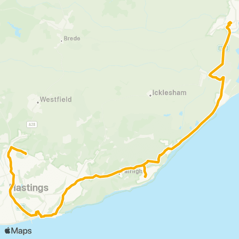Stagecoach South East Railway Station - Railway Station map
