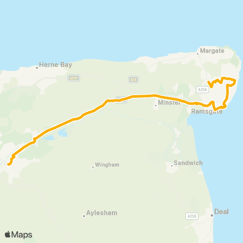 Stagecoach South East Bus Station - Bus Garage map