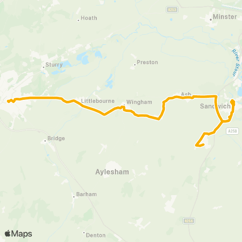 Stagecoach South East Bus Station - Discovery Park map