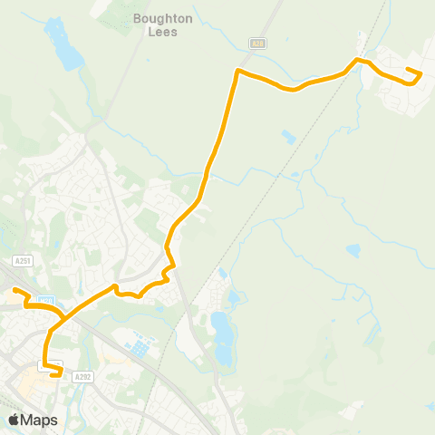 Stagecoach South East Park Street - Church map