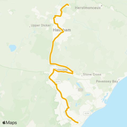 Stagecoach South East Woodside - Terminus Road map