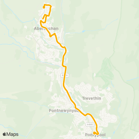 Stagecoach South Wales Penylan Road - Market Square map